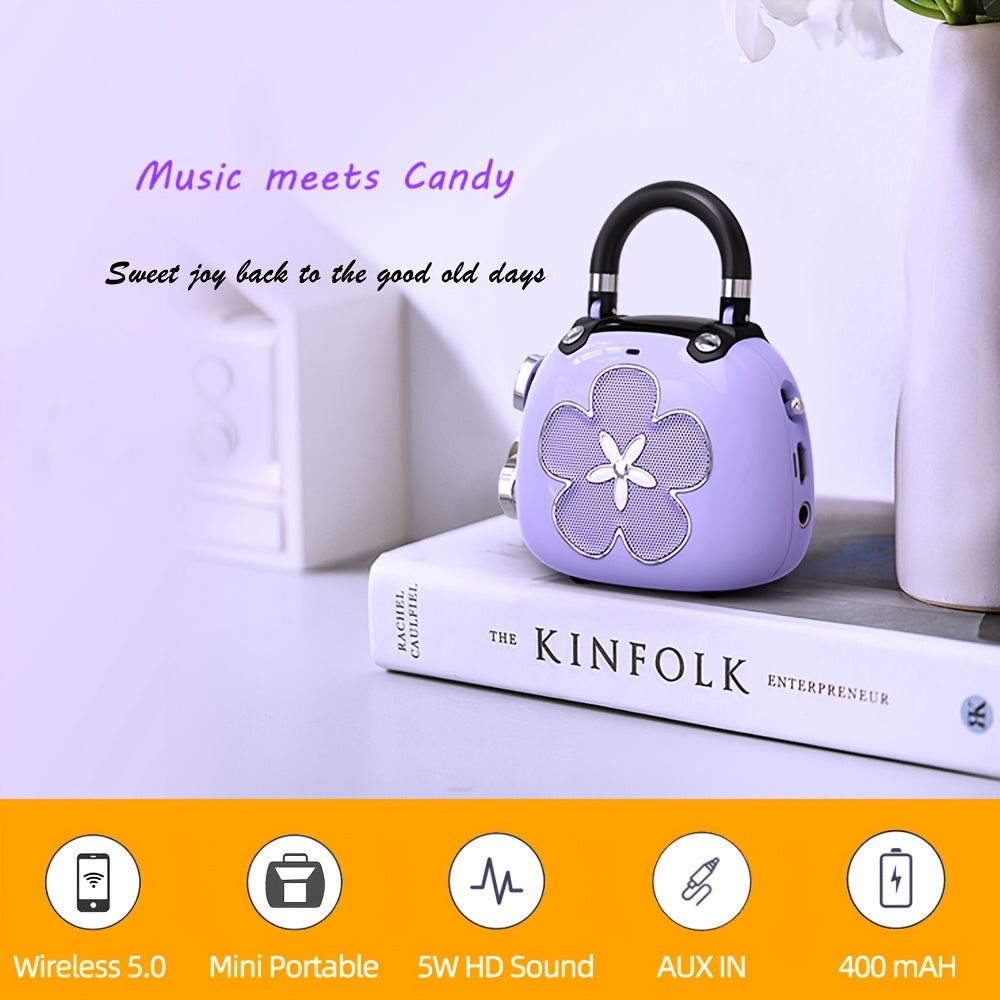 Mini Portable Wireless Speaker 5W Retro Style MP3 Gift Idea