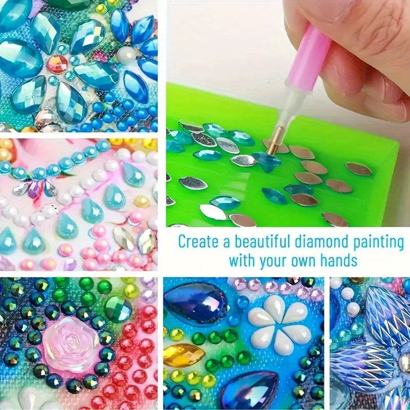 Diamond Painting Set Irregular Water Mosaic With 160 Papers