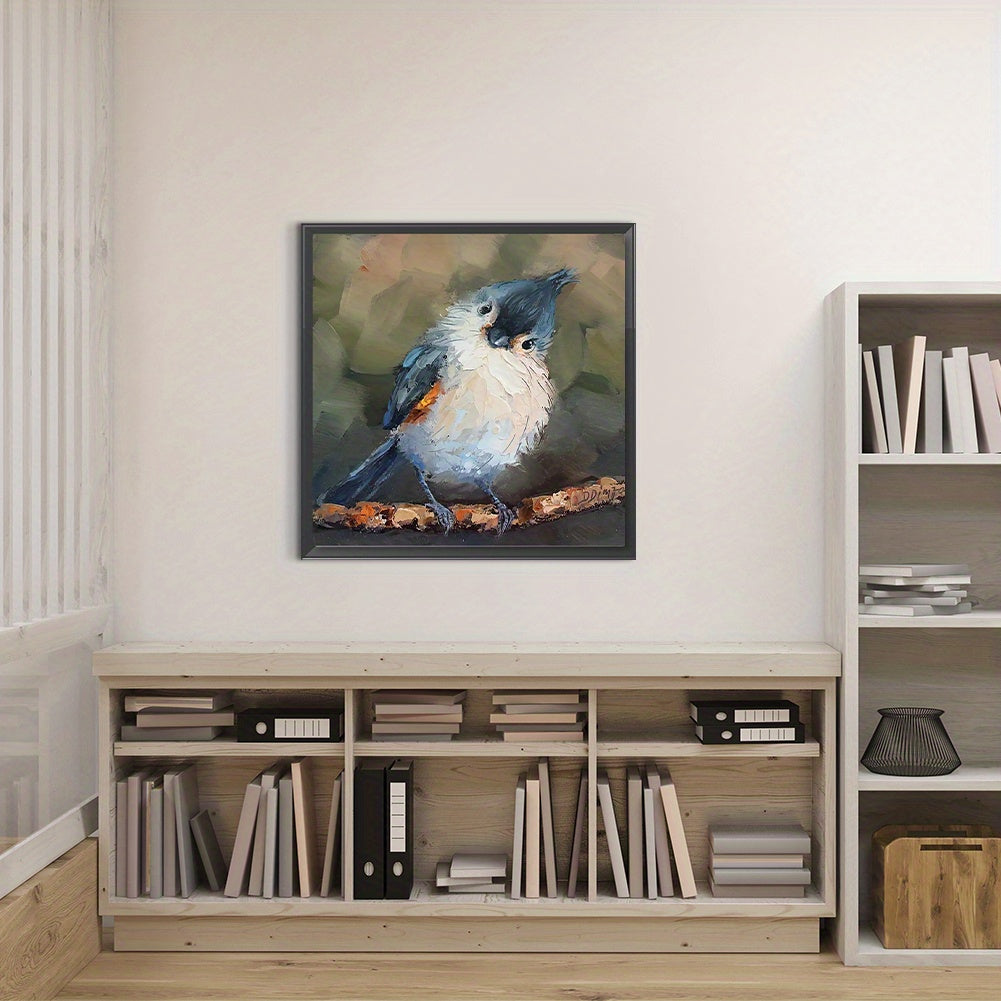 Beginner Digital Oil Painting Kit Bluebird Sparrow Canvas