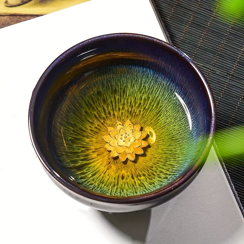 Handmade Jian Zhan Ceramic Tea Cup Traditional Porcelain