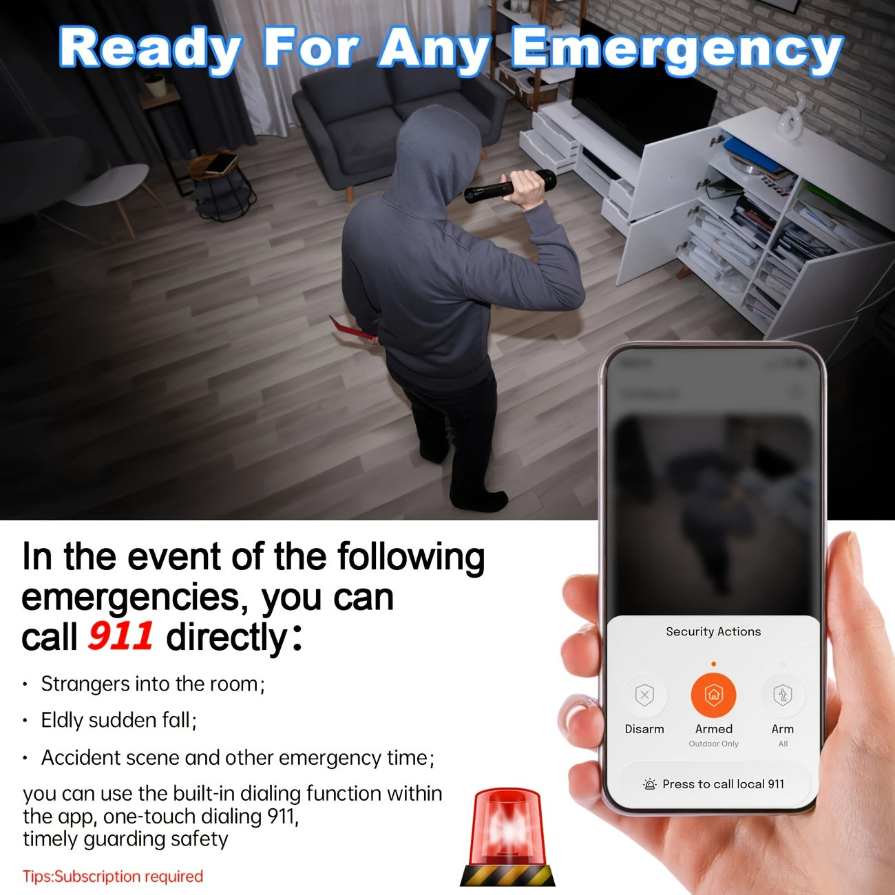 2K HD Smart Robot Camera With Audio And Night Vision