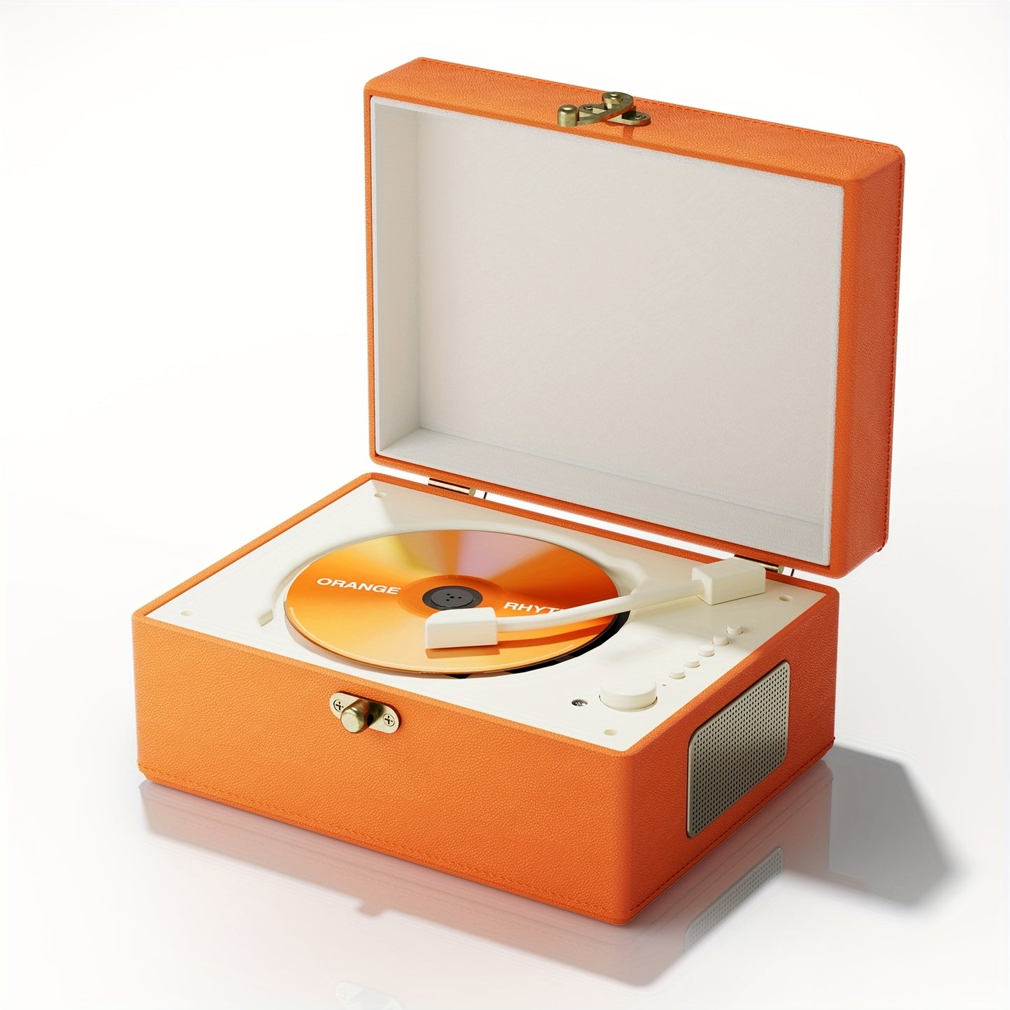 Yintiny Box Style CD Player With Built In Speakers Wireless