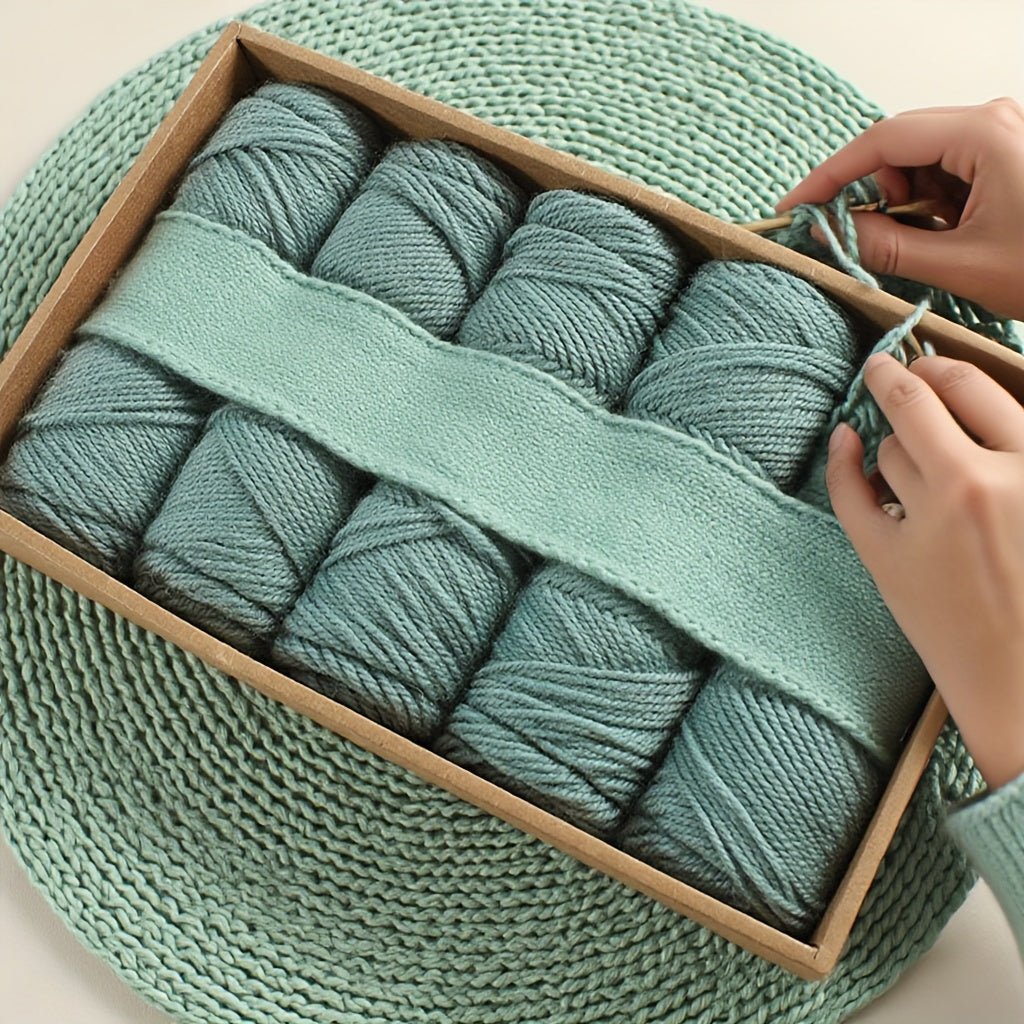 Soft Alpaca Wool Yarn 5 Balls Worsted Crochet Yarn Shawls