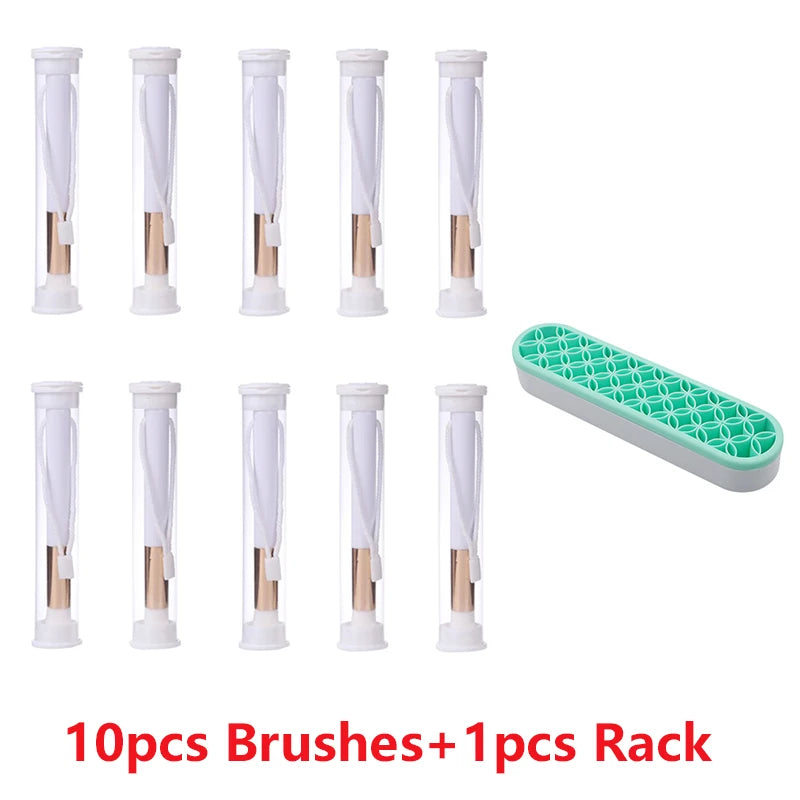 Mini Blending Brush Set 10-40pcs for DIY Scrapbooking and Painting