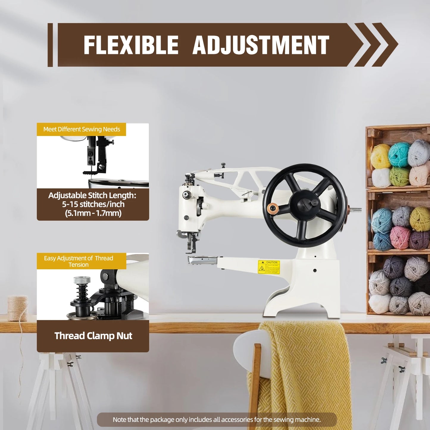 Manual Leather Shoe Sewing Machine Heavy Duty Cobbler Stitcher
