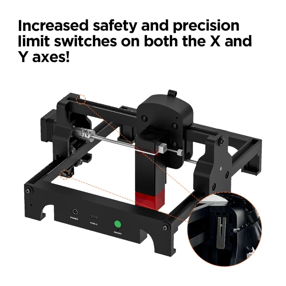 Acmer Mini Portable Laser Engraver Engraving Machine Wood