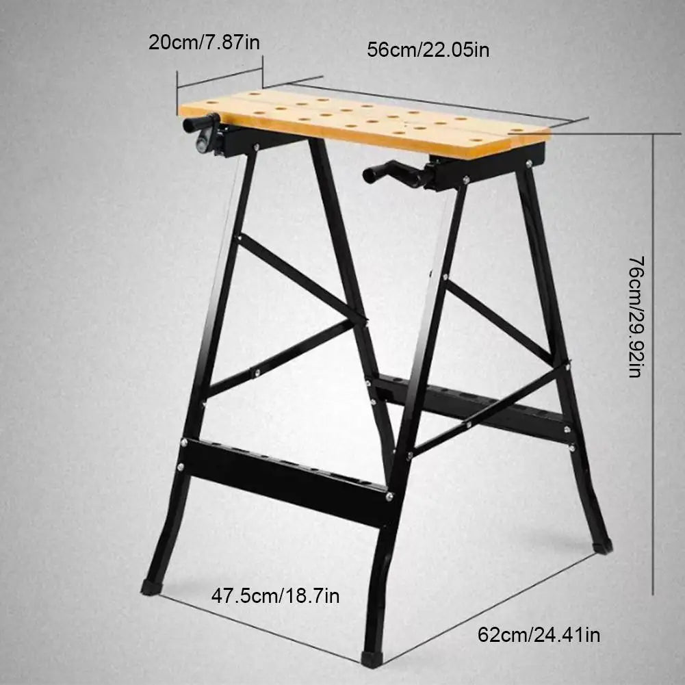 Folding Portable Multipurpose Workbench with Protractor