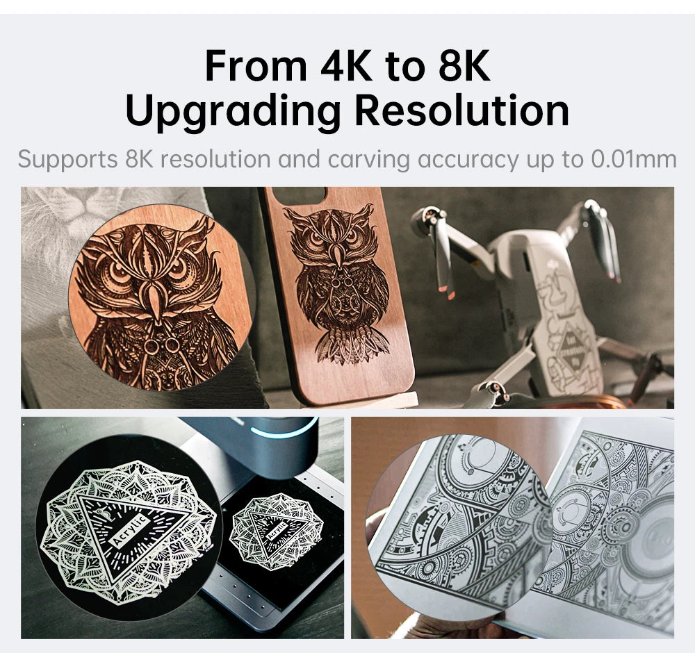 LaserPecker 4 Portable Laser Engraver CNC 8K 10W Bluetooth