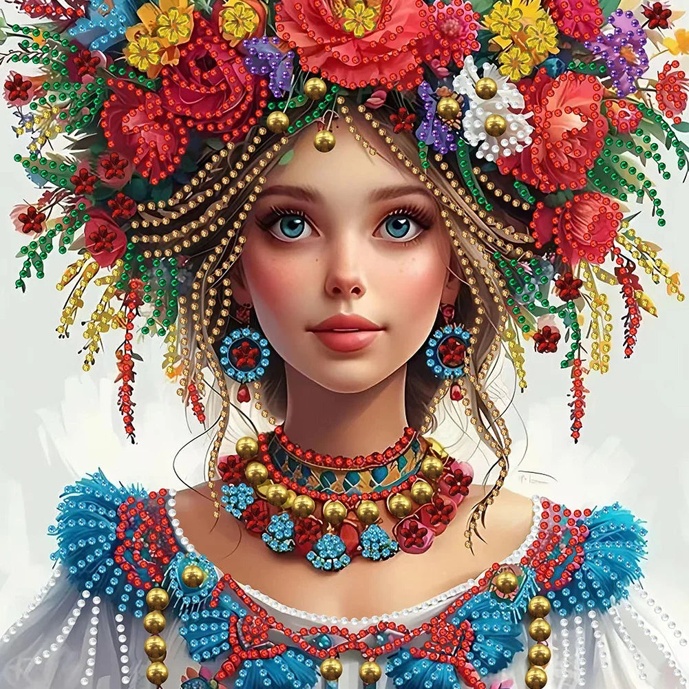 30x30cm 5D DIY Fairy Diamond Painting Kit for Home Decor