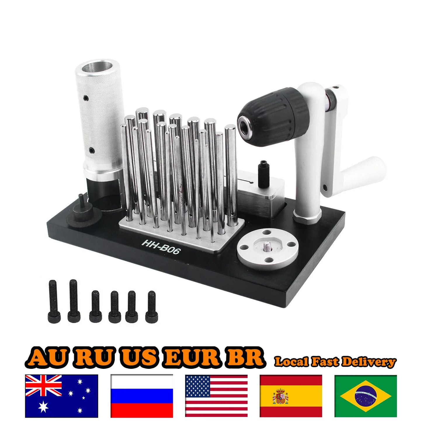Stainless Steel Jump Ring Maker Tool with 20 Mandrels
