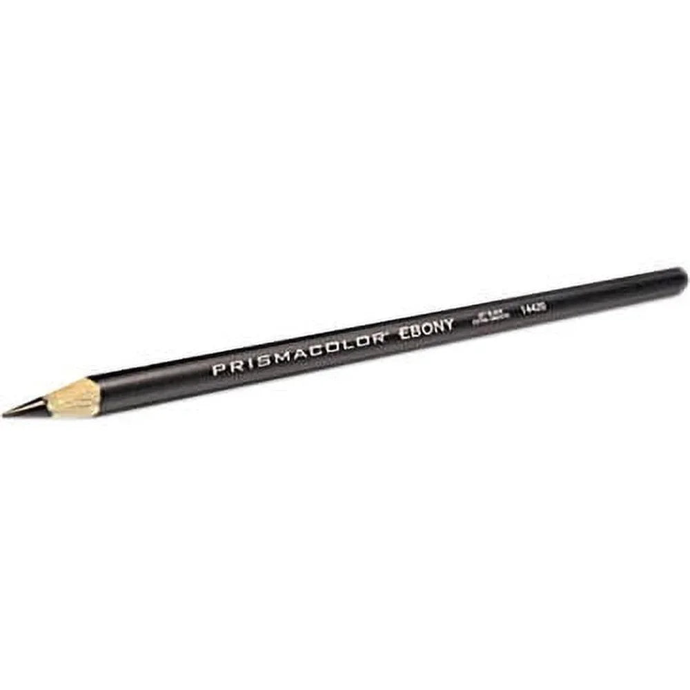 Ebony Sketching Pencils Set of 12 Ultra Smooth Graphite Leads