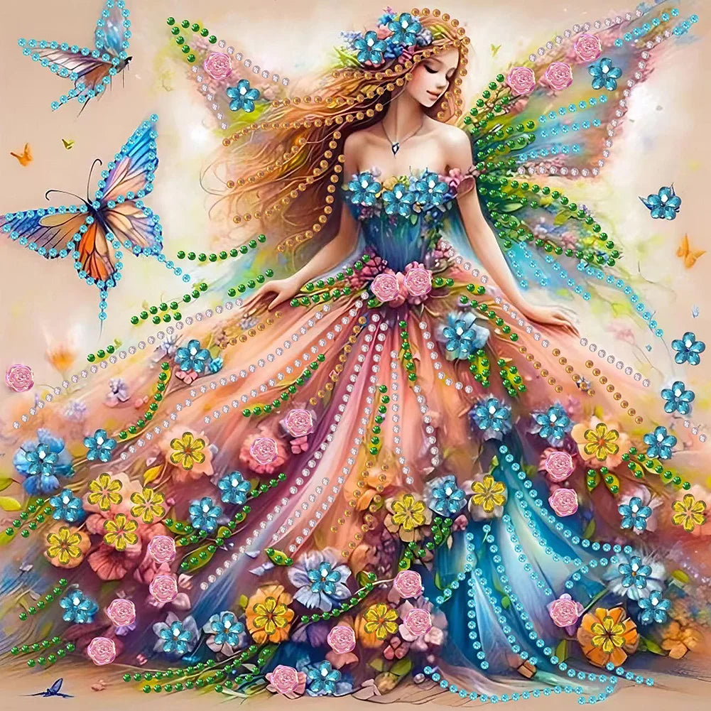 30x30cm 5D DIY Fairy Diamond Painting Kit for Home Decor