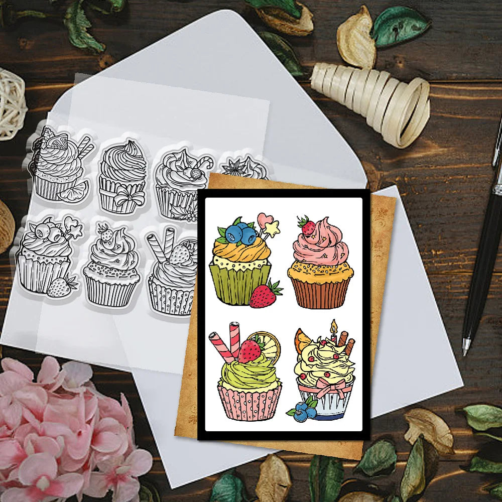 Custom Clear PVC Stamps for DIY Scrapbooking and Card Making