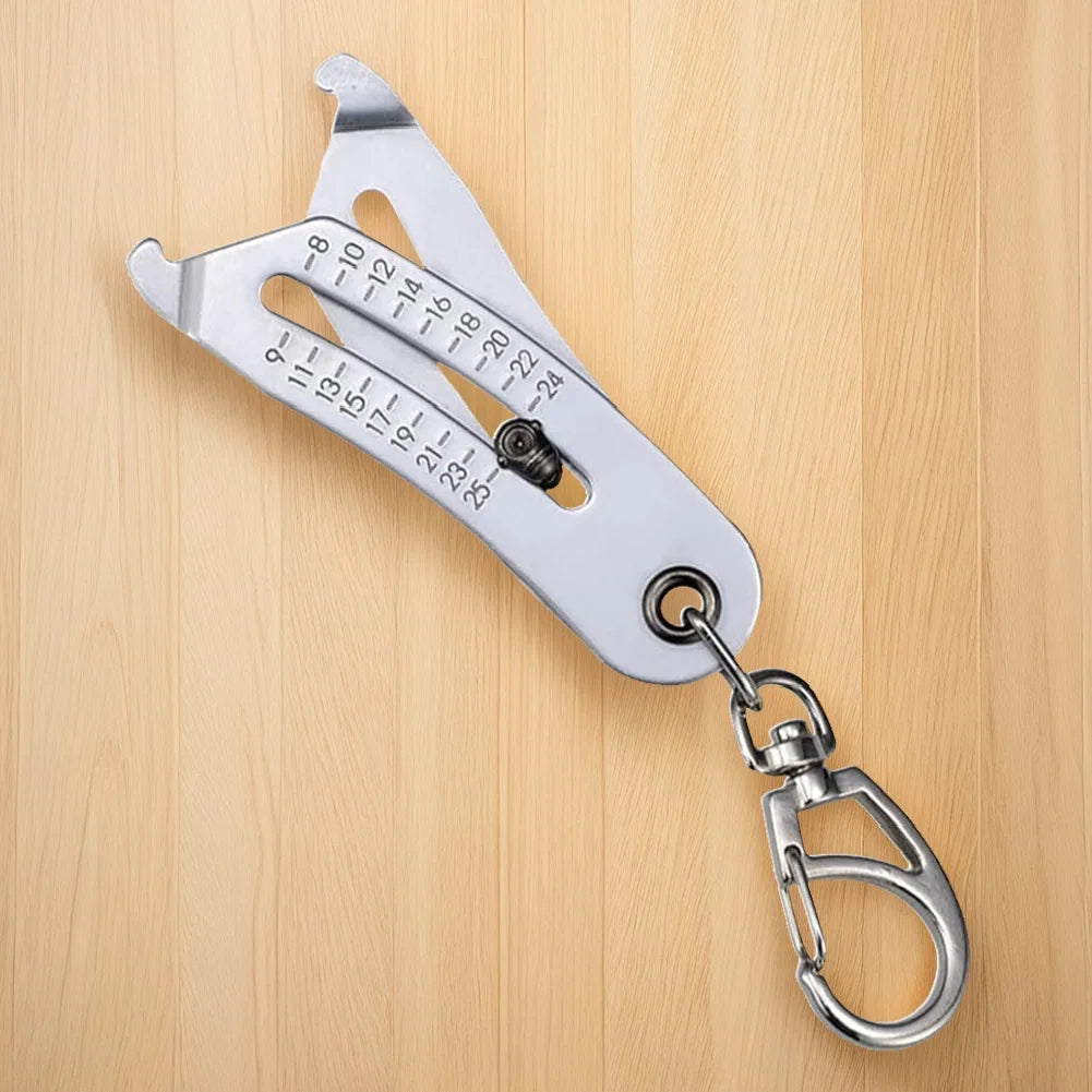 Thread Size Checker Keychain Bolt Size Finder Gauge