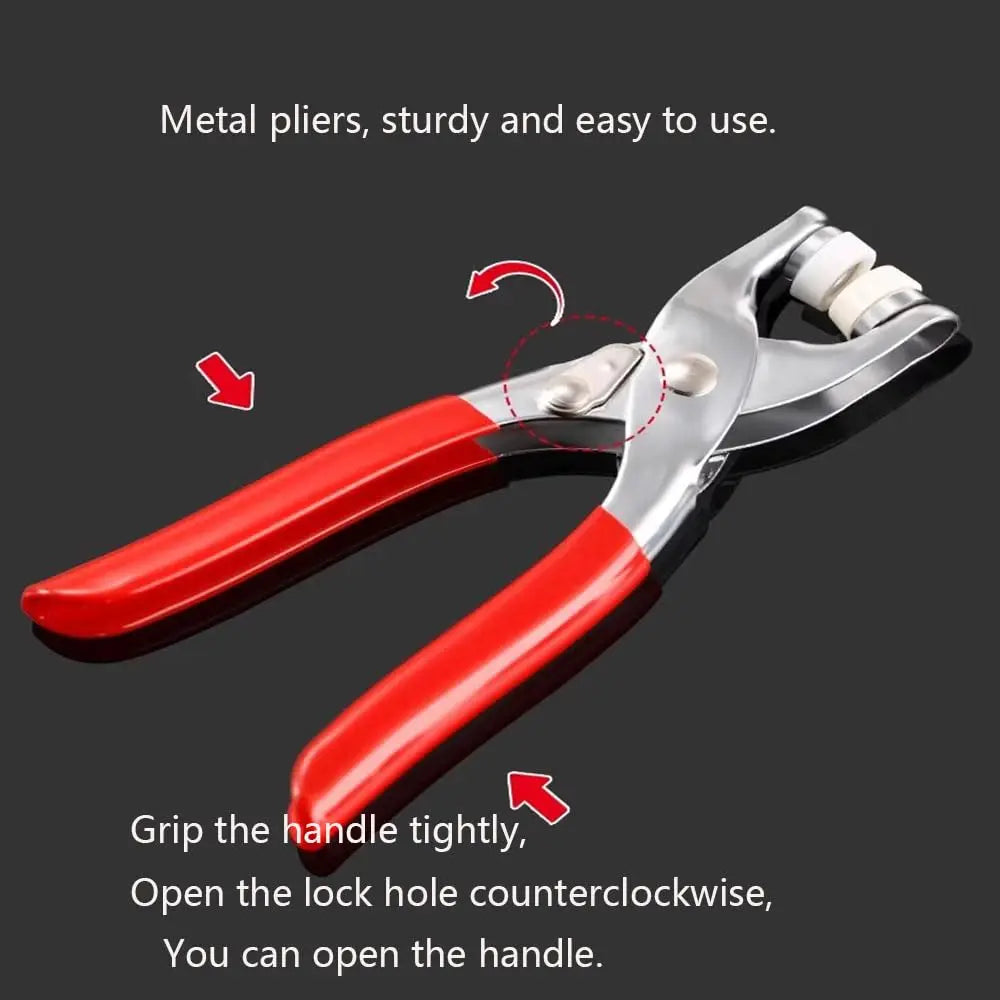Aimunok 100 Sets Metal Snap Buttons With Press Pliers Kit