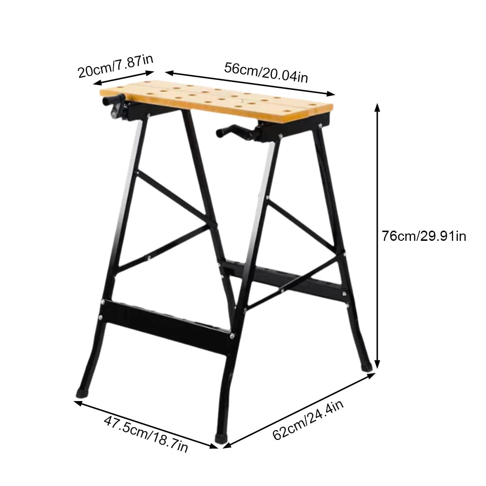 Folding Portable Multipurpose Workbench with Protractor