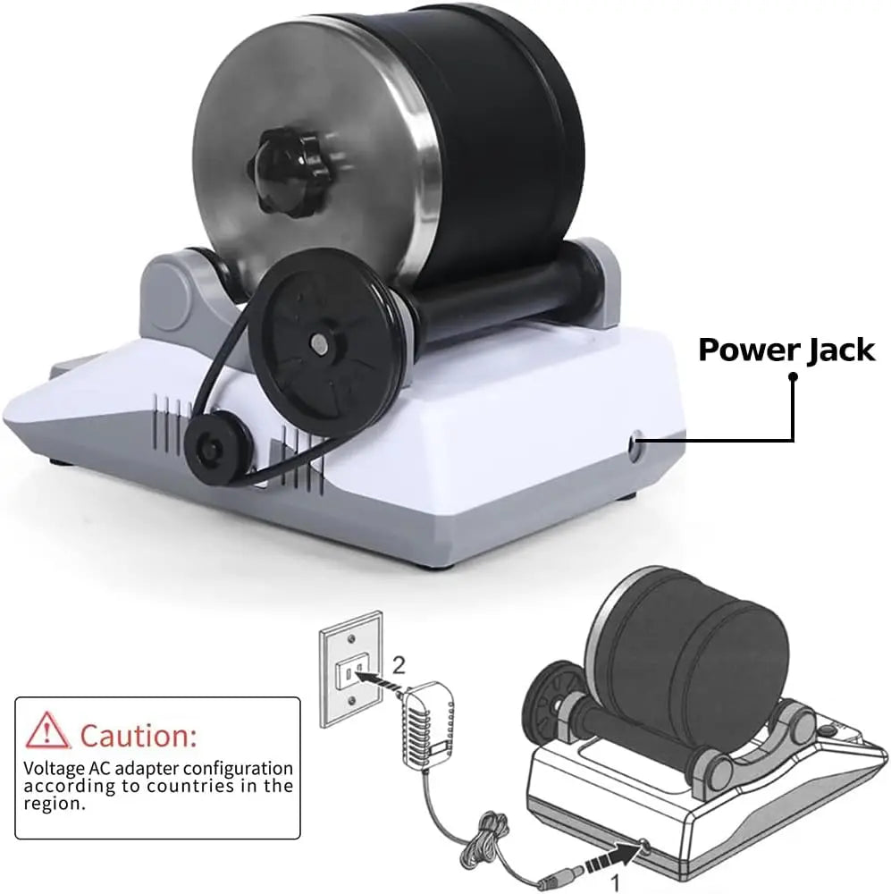 Rock Tumbler Kit for Kids and Adults with Polishing Grits