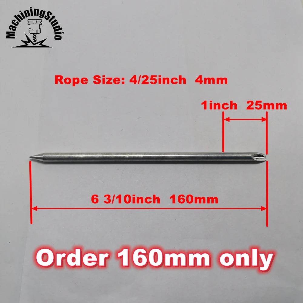 Aluminum Alloy Rope Splicing Fids for Dyneema Sizes