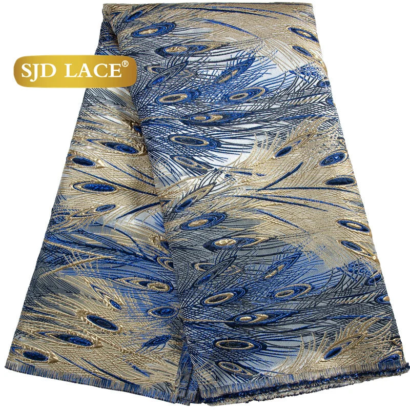 SJD Lace African Fabric High Quality French Jacquard for Dresses