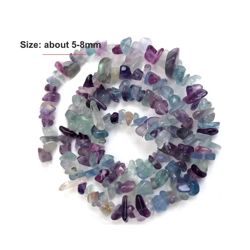 Natural Irregular Gravel Crystal Quartz Beads for Jewelry Making