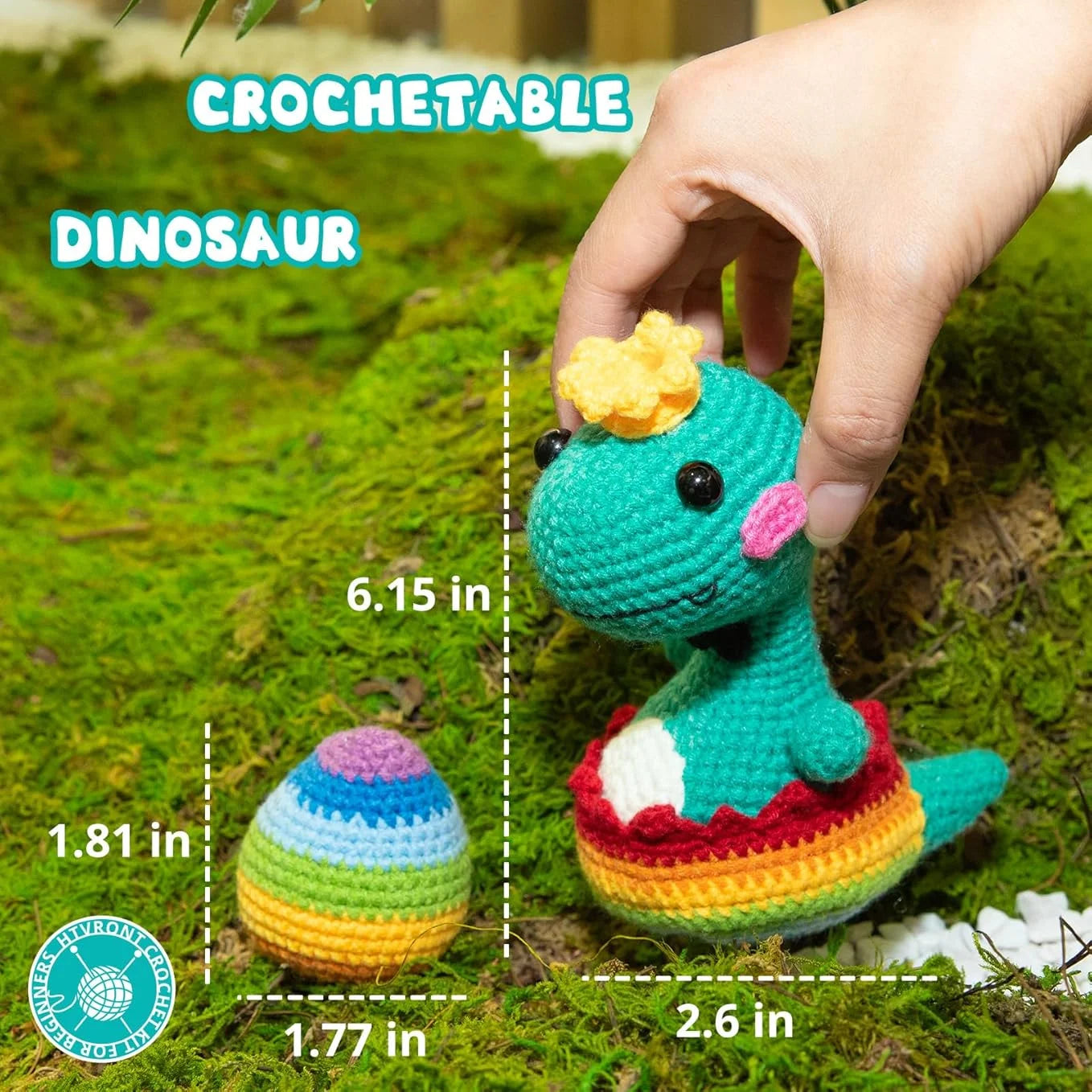 HTVRONT Crochet Animal Kit for Beginners with Video Tutorial
