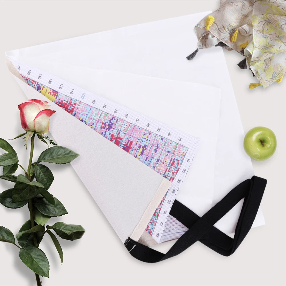 Personalized Embroidery Kit Bag Cross Stitch Cat Parrot
