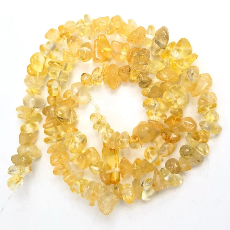 Natural Irregular Gravel Crystal Quartz Beads for Jewelry Making