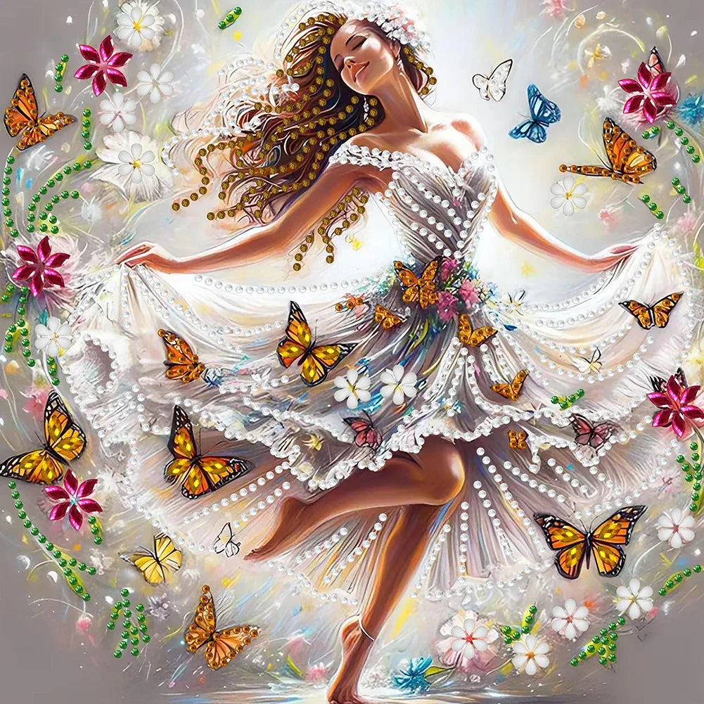 30x30cm 5D DIY Fairy Diamond Painting Kit for Home Decor