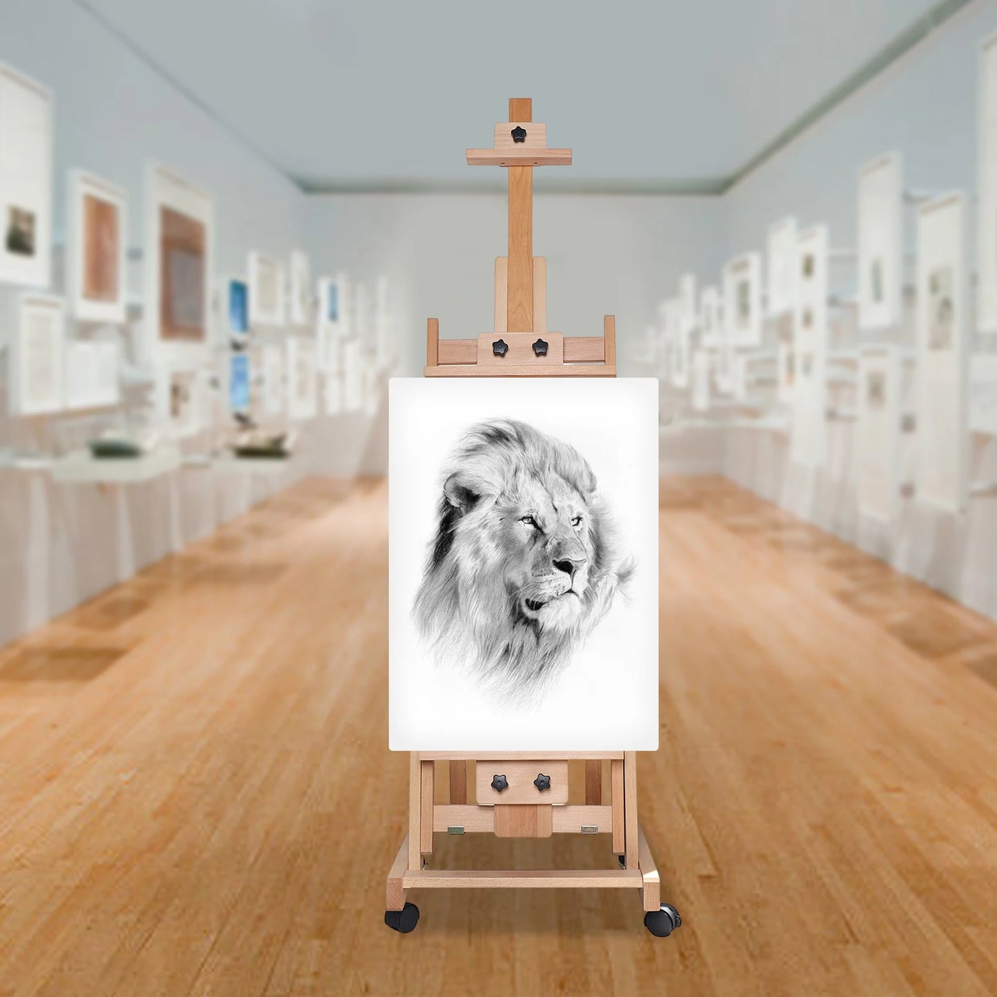 Height Adjustable Portable Wooden Artist Easel Stand 56 to 91 Inch