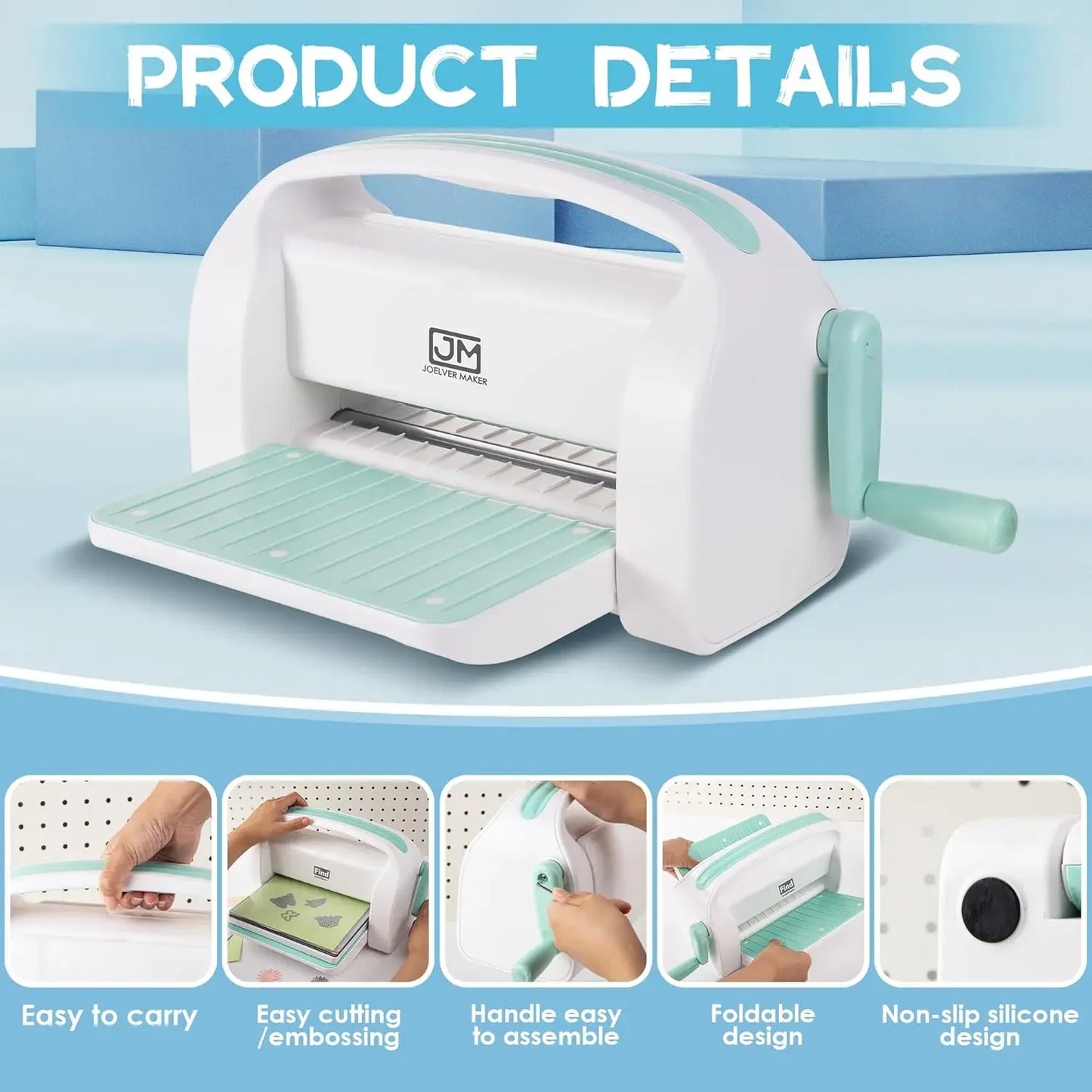 Manual Die Cutting Machine 9 Inch Opening Scrapbooking Starter Kit