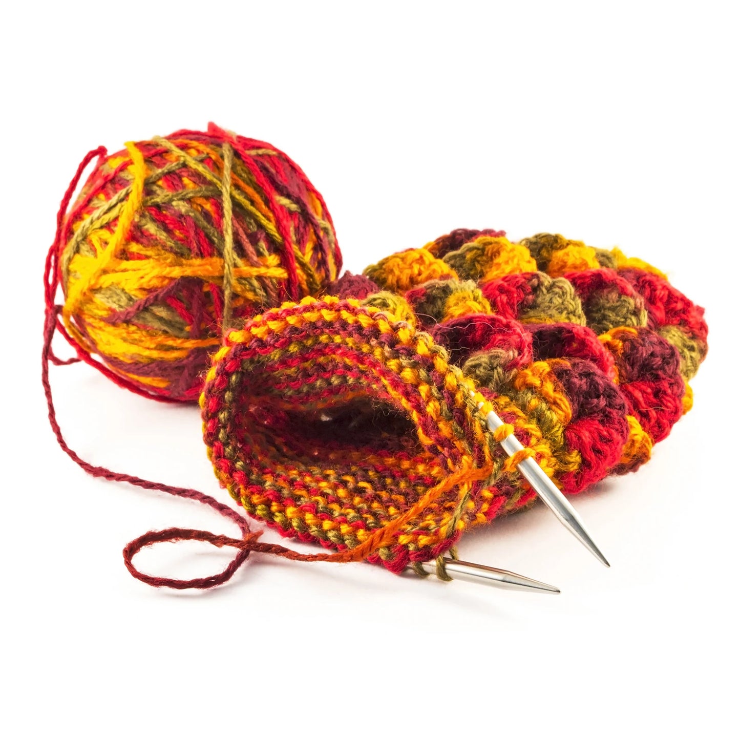 Cotton Blend Yarn Pack of 5 for Knitting and Crocheting