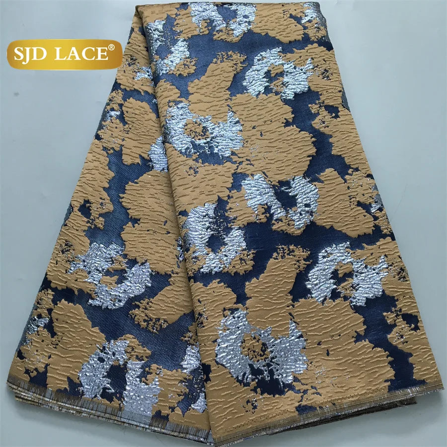 SJD Lace African Fabric High Quality French Jacquard for Dresses