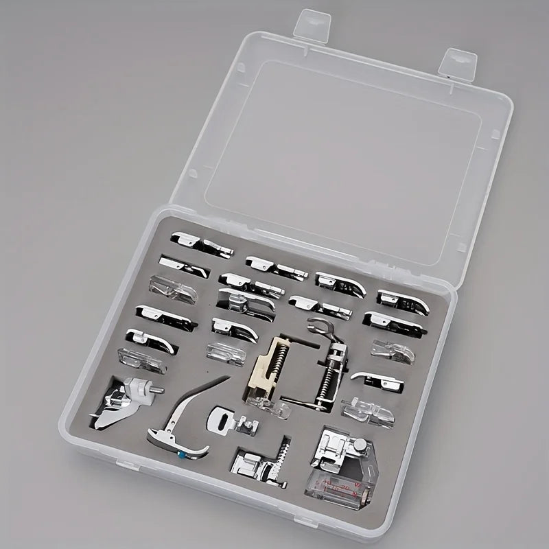 52Pcs Sewing Machine Presser Foot Set With Manual And Case