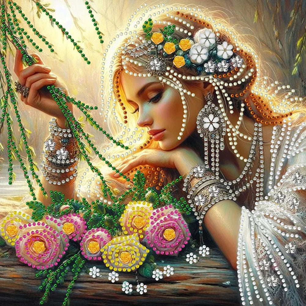 30x30cm 5D DIY Fairy Diamond Painting Kit for Home Decor