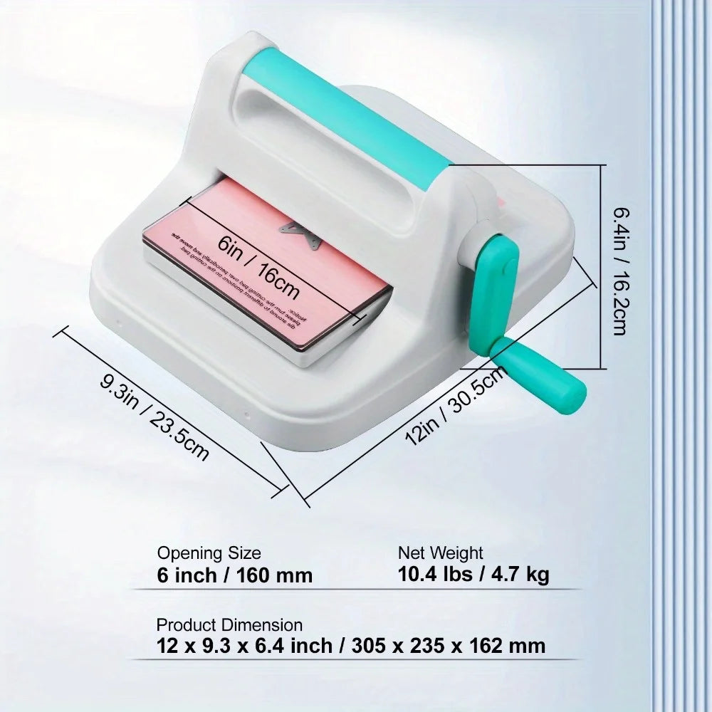 Compact Manual Die Cutting Machine for Artistic Projects