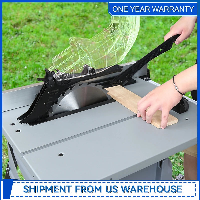PROSTORMER 10 Portable Table Saw With Stand Bevel 45 Degree