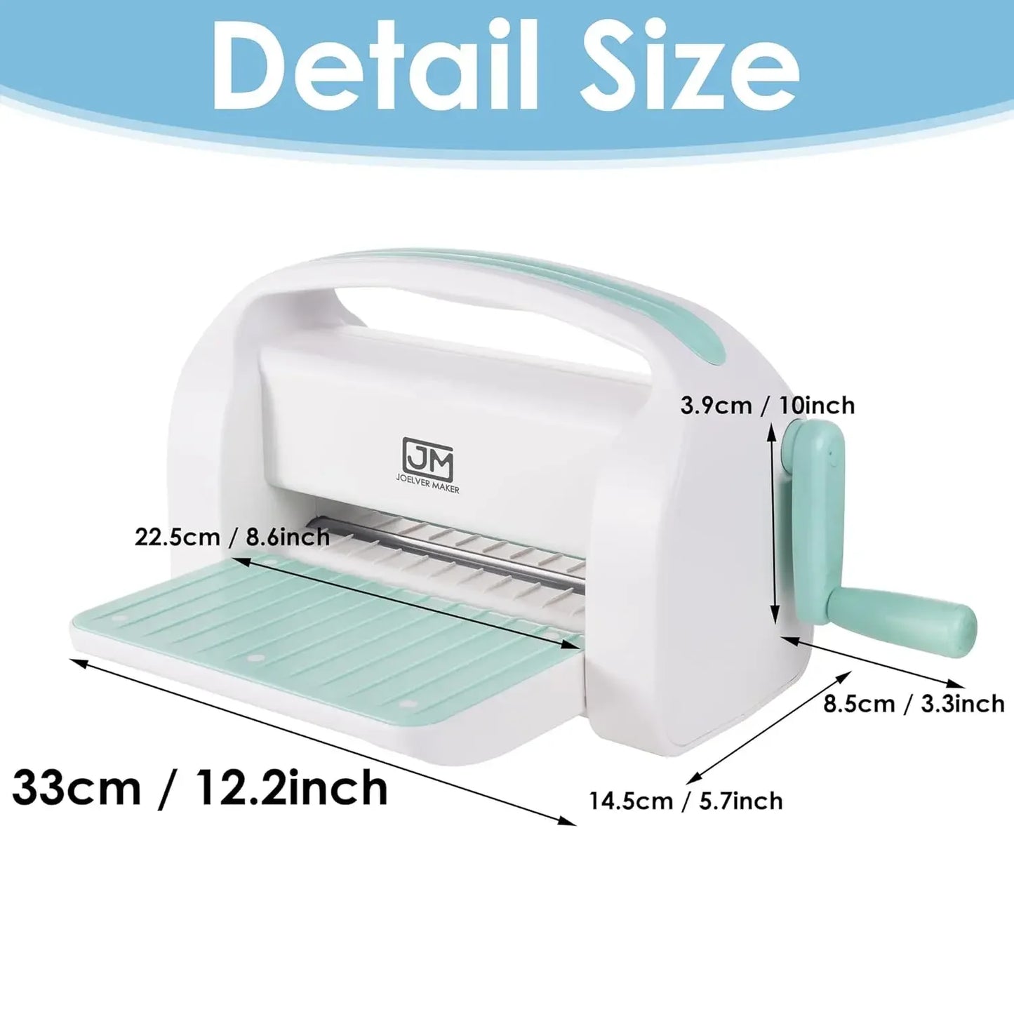 Manual Die Cutting Machine 9 Inch Opening Scrapbooking Starter Kit