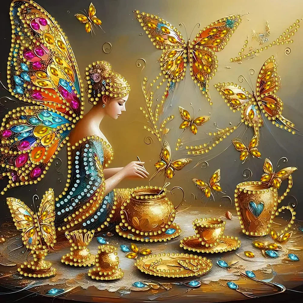 30x30cm 5D DIY Fairy Diamond Painting Kit for Home Decor