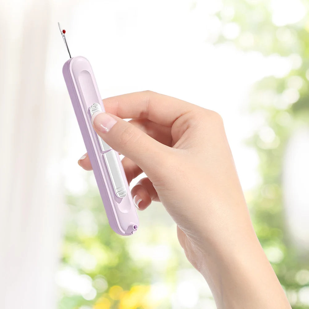 2 In 1 Needle Threader Hand Sewing Tool Quick Threader
