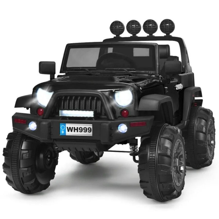 12V Ride On Truck With Remote Control Magnetic Double Doors