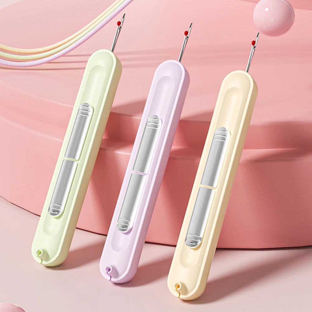 2 In 1 Needle Threader Hand Sewing Tool Quick Threader