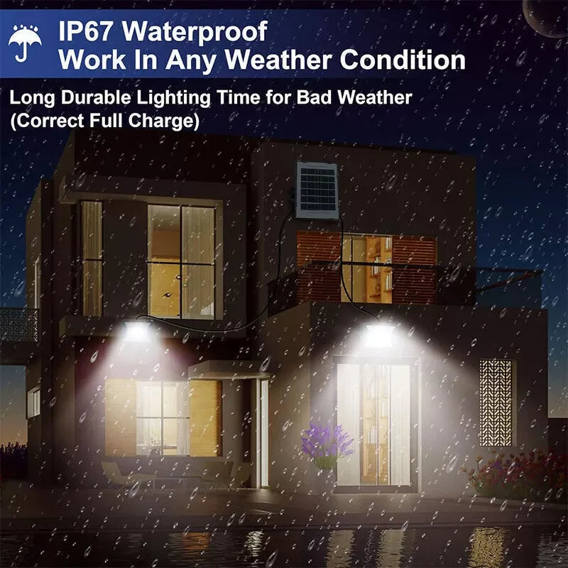 300W LED Solar Street Lights Waterproof Outdoor Flood Lamps