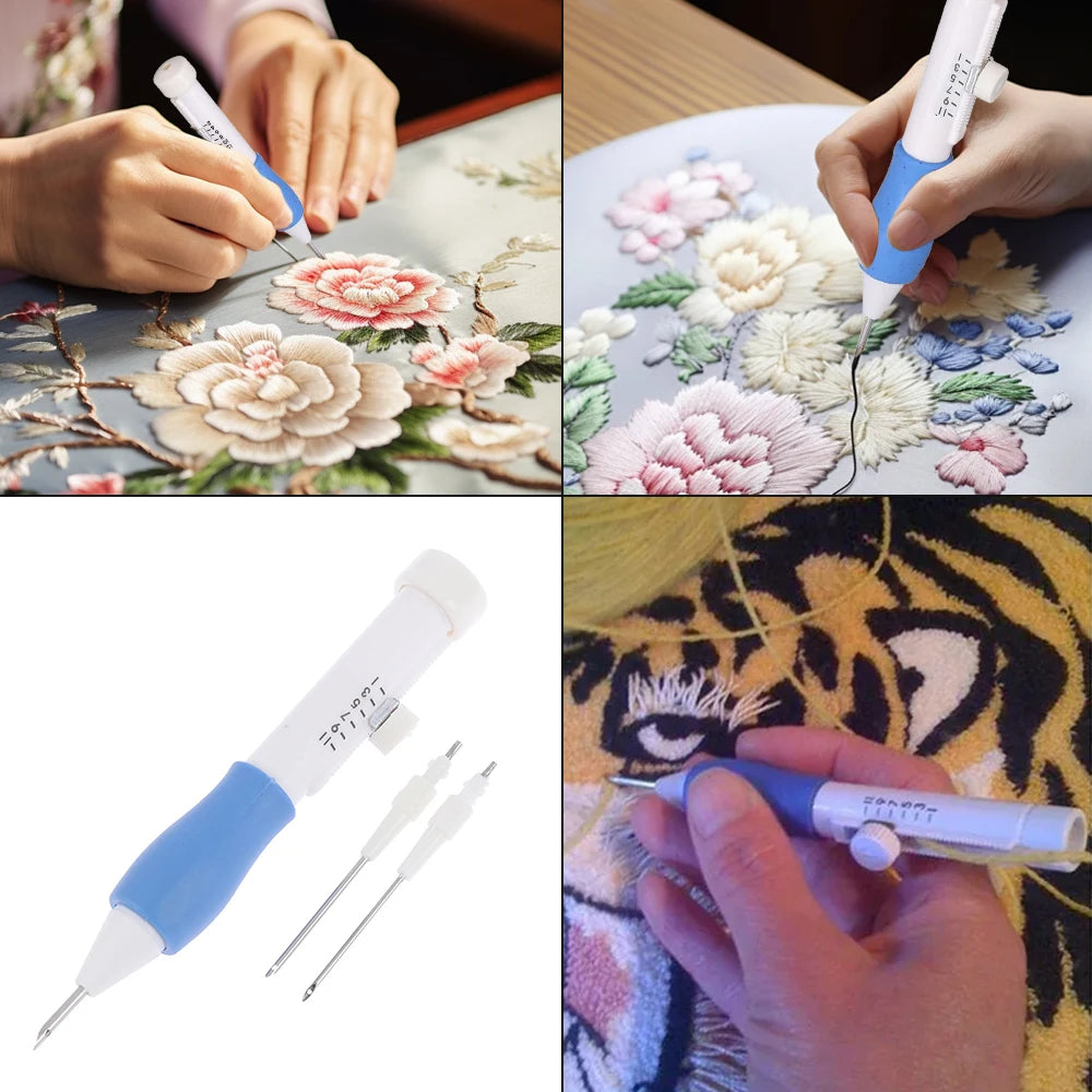 DIY Embroidery Punch Needle Kit Embroidery Pen Set Clothes