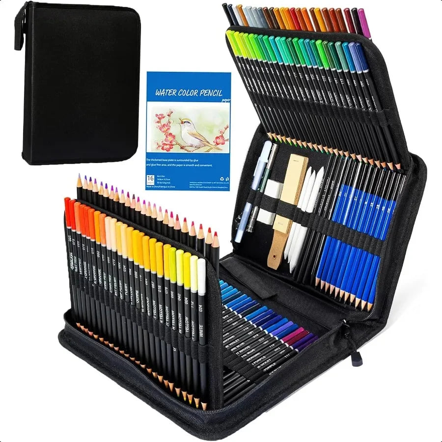 146 Pieces Drawing and Sketching Colored Pencils Art Set
