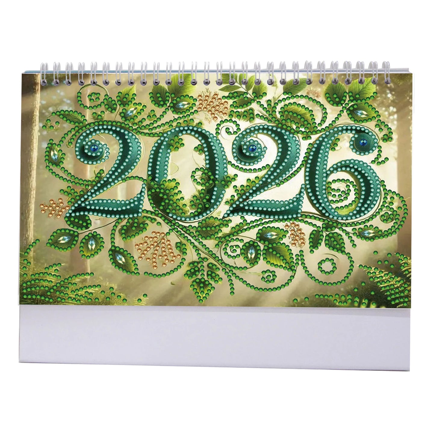 2026 DIY Diamond Painting Calendar Kit Irregular Diamonds