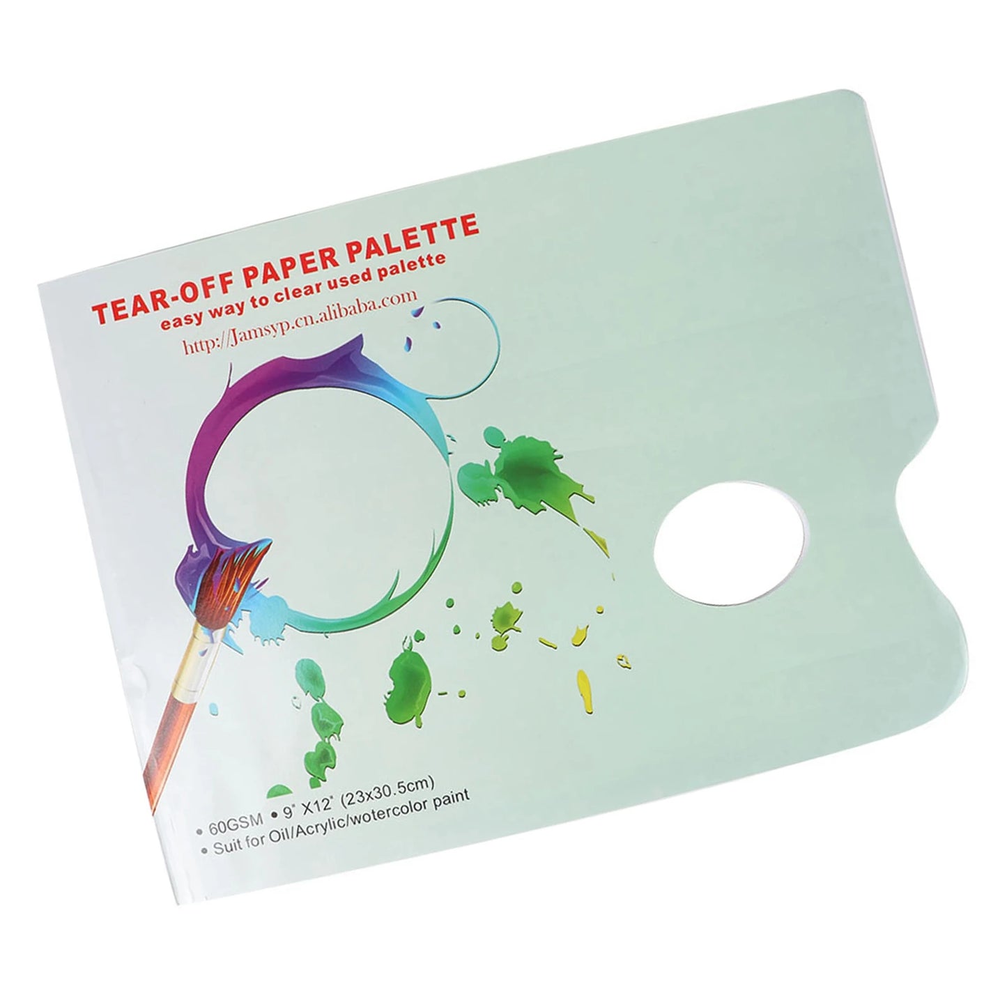 A4 Tear Off Paper Palette 30 Sheets for Artists Painting Supplies
