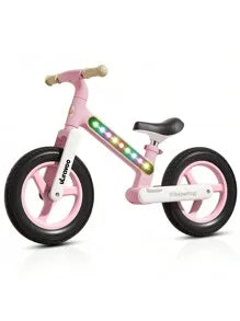 Ubravoo Balance Bike For Kids With Lights Adjustable Seat