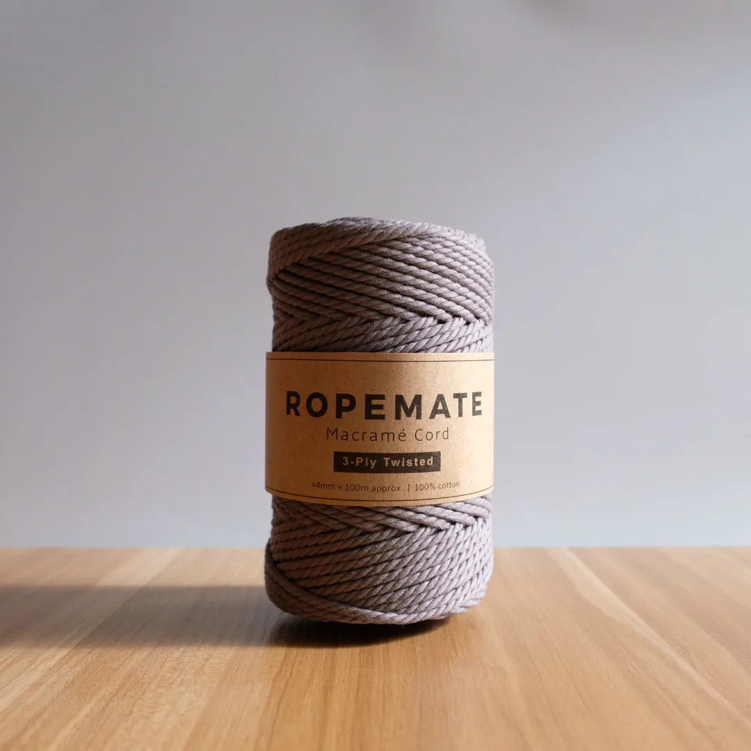 RopeMate Premium Soft Cotton Cord for DIY Macrame Bags 4MM 100M