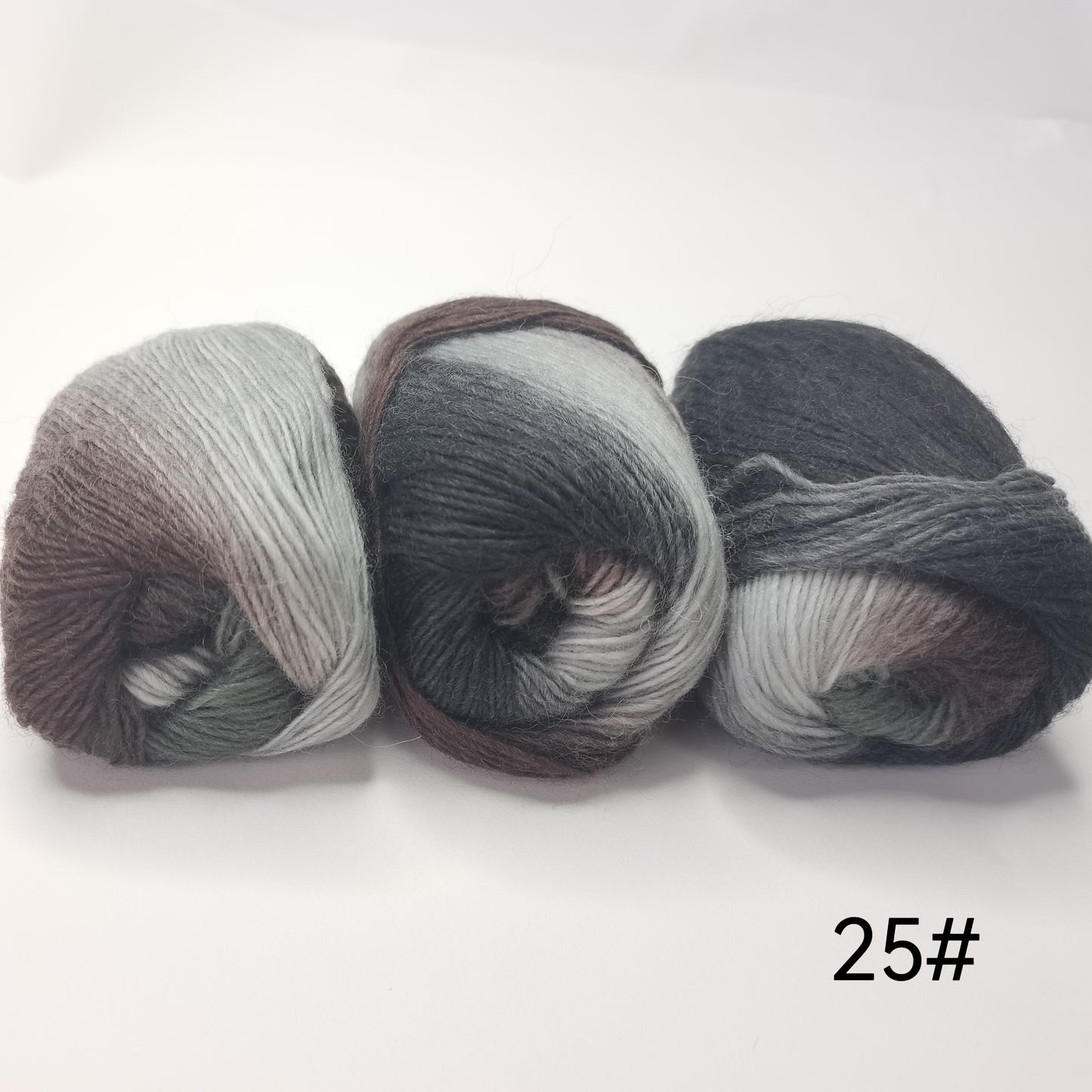 Rainbow Hand Spun 100 Percent Wool Yarn 3 Pack Knitting