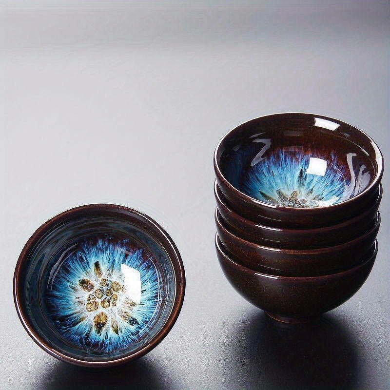 Blue Tears Ceramic Tea Set 5 Pieces Chinese Style Gift